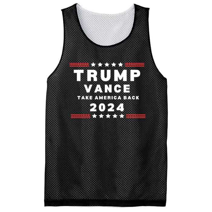 Vance Vp Trump Vice President Vance Trump 2024 Mesh Reversible Basketball Jersey Tank