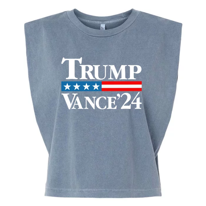 Vance Vp Trump Vice President Vance Trump 2024 Vp Usa Election Patriotic Garment-Dyed Women's Muscle Tee