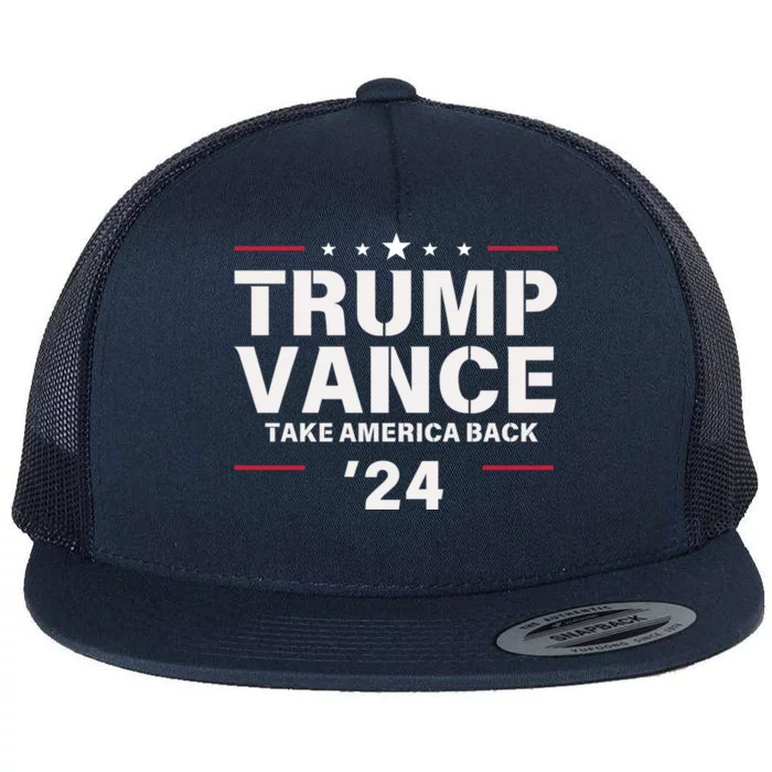 Vance Vp Trump Vice President Vance Trump 2024 Great Gift Flat Bill Trucker Hat