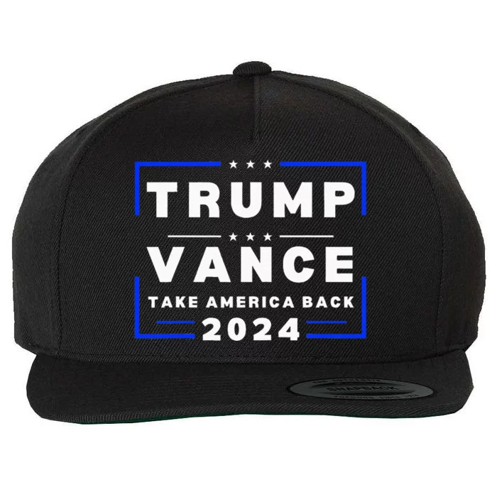 Vance Vp Trump Vice President Vance Trump 2024 Red Wool Snapback Cap