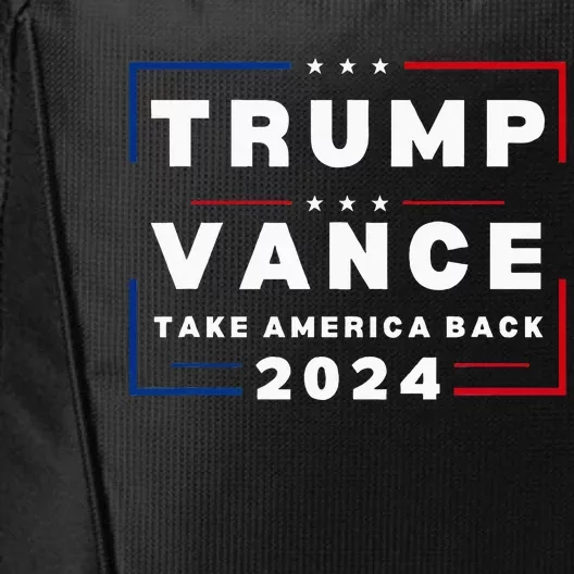 Vance Vp Trump Vice President Vance Trump 2024 City Backpack