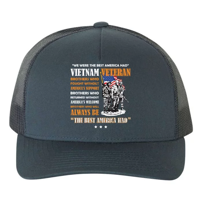 Vietnam Veteran The Best America Had Proud Yupoong Adult 5-Panel Trucker Hat