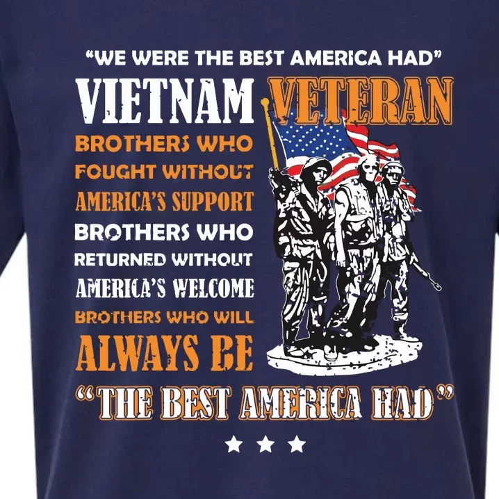 Vietnam Veteran The Best America Had Proud Sueded Cloud Jersey T-Shirt