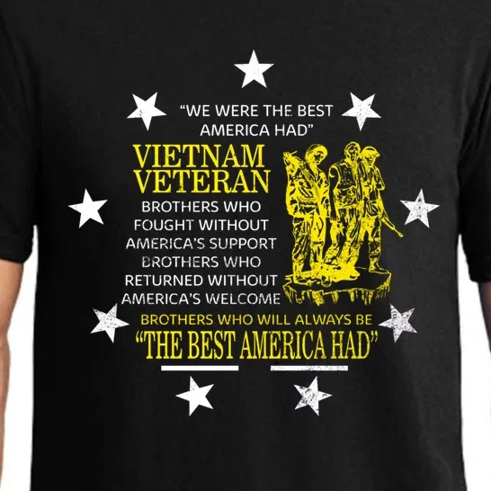 Vietnam Veteran The Best America Had Veterans Day Soldier Gift Pajama Set