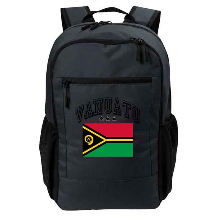 Vanuatu Vintage Throwback Flag Souvenir Gift Daily Commute Backpack