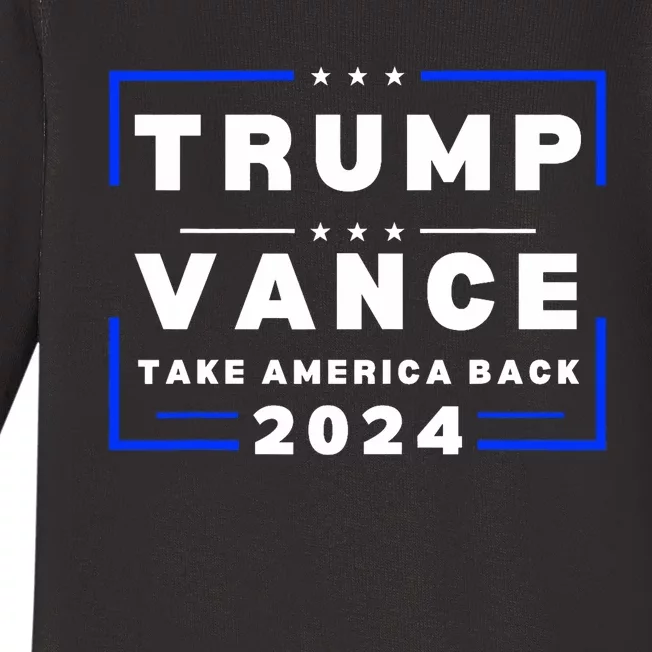 Vance Vp Trump Vice President Vance Trump 2024 Baby Long Sleeve Bodysuit