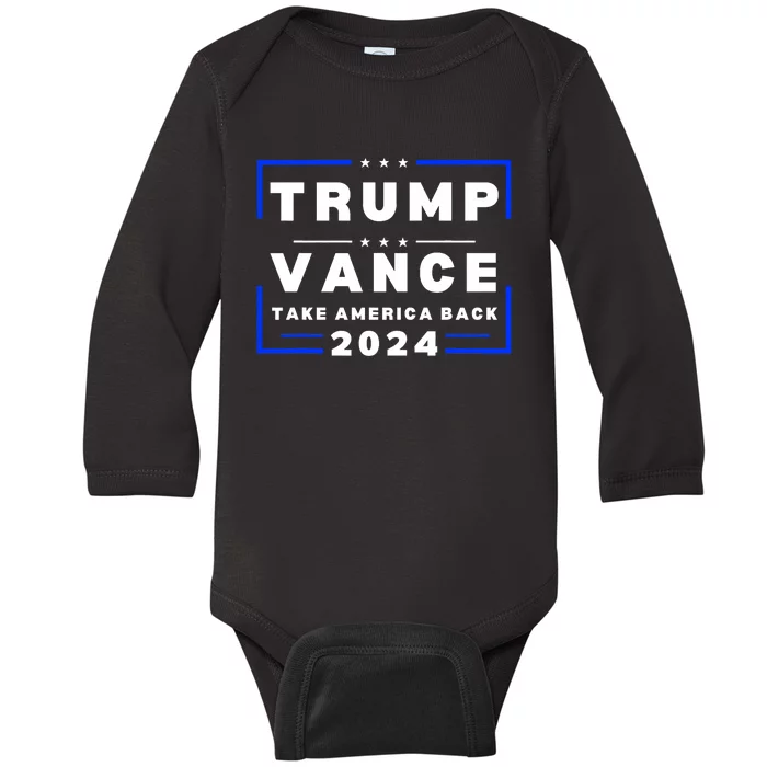 Vance Vp Trump Vice President Vance Trump 2024 Baby Long Sleeve Bodysuit