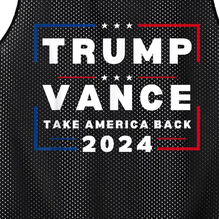 Vance Vp Trump Vice President Vance Trump 2024 Mesh Reversible Basketball Jersey Tank