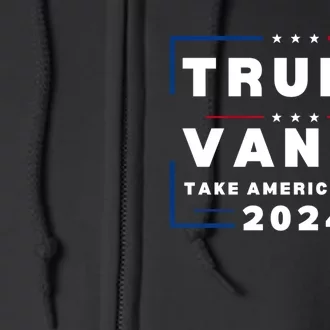 Vance Vp Trump Vice President Vance Trump 2024 Full Zip Hoodie