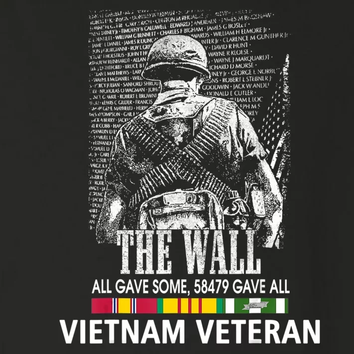 Vietnam Veteran The Wall All Gave Some 58479 Gave All Toddler Long Sleeve Shirt