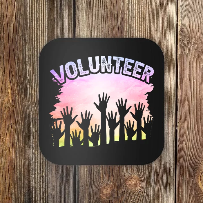 Volunteer Volunteering Unpaid Volunteers Job Gift Coaster