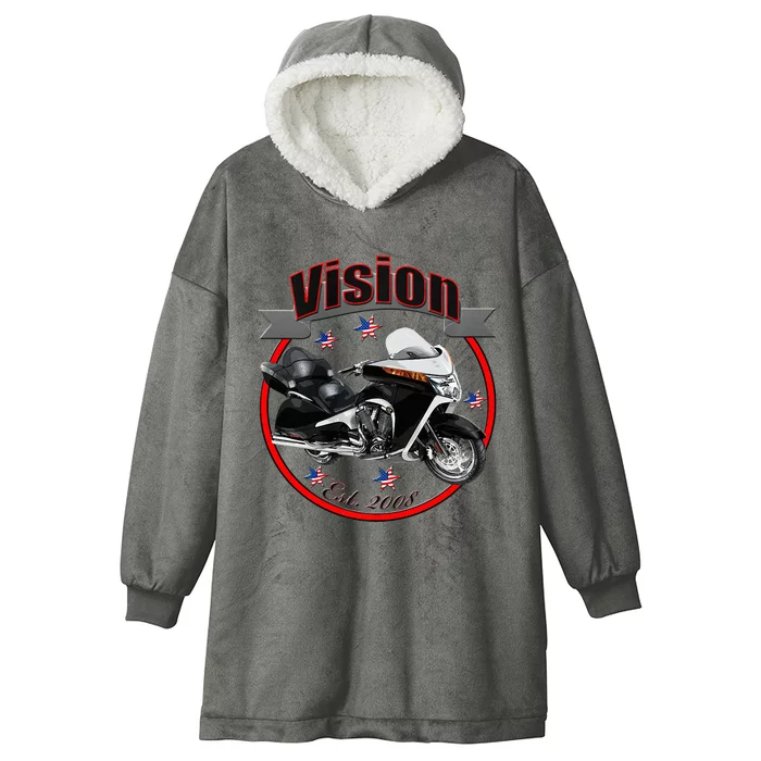 Victory Vision U.S.A. Star Motorcycle Hooded Wearable Blanket