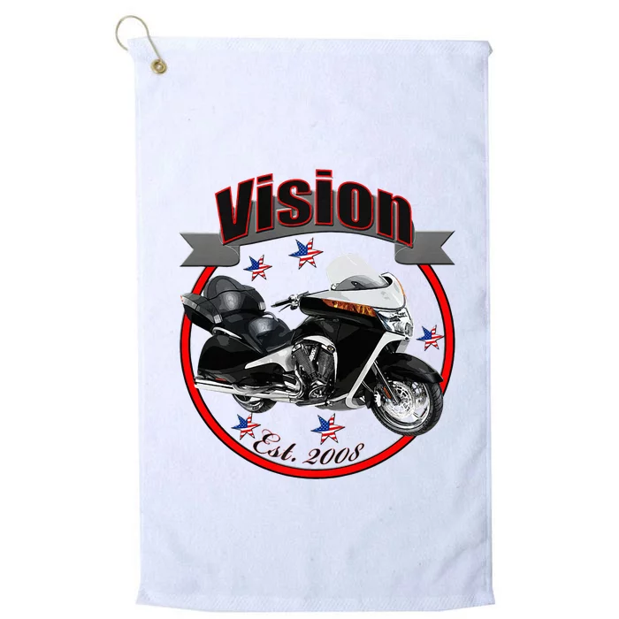 Victory Vision U.S.A. Star Motorcycle Platinum Collection Golf Towel