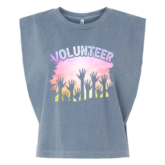 Volunteer Volunteering Unpaid Volunteers Job Gift Garment-Dyed Women's Muscle Tee