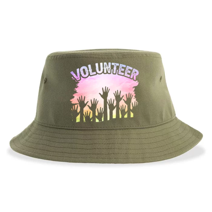 Volunteer Volunteering Unpaid Volunteers Job Gift Sustainable Bucket Hat