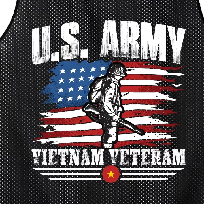 Vietnam Veteran U.S. Army Vet Mesh Reversible Basketball Jersey Tank