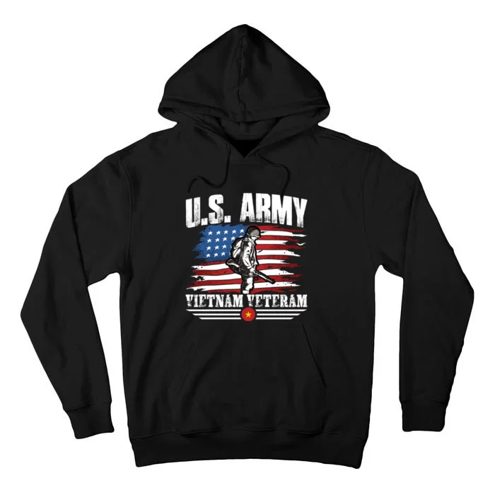 Vietnam Veteran U.S. Army Vet Tall Hoodie