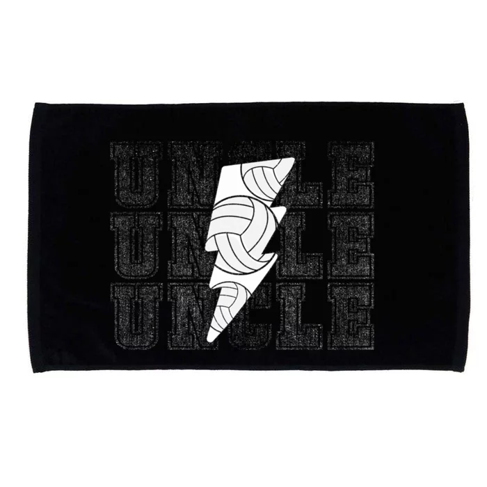 Vintage Volleyball Uncle Game Day Vibes Volleyball Season Gift Microfiber Hand Towel