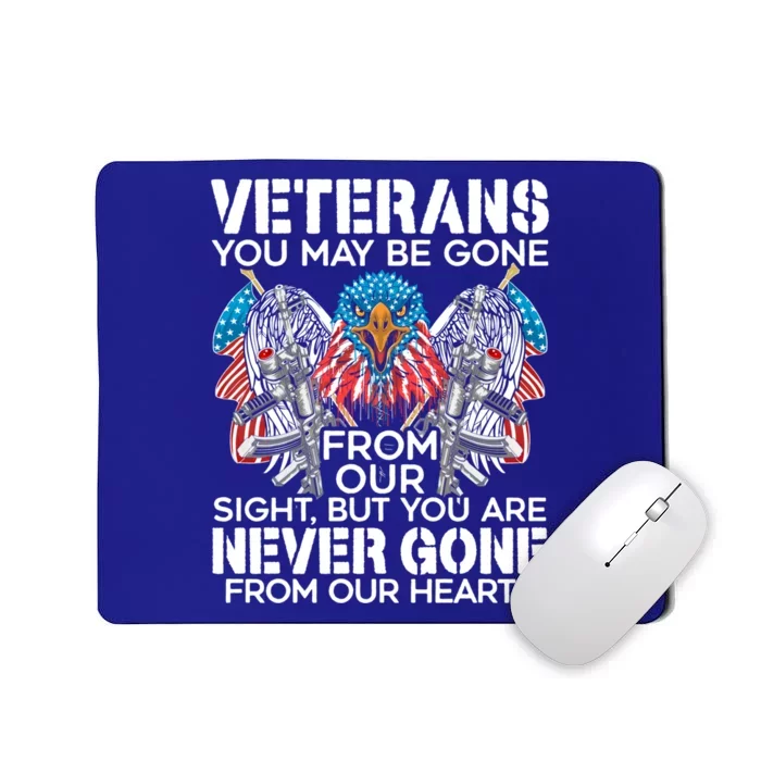 Veterans Vet Usa Flag American Military Memorial Day Gift Mousepad