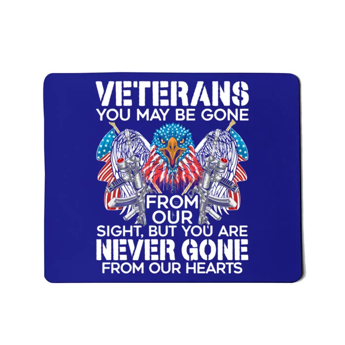 Veterans Vet Usa Flag American Military Memorial Day Gift Mousepad