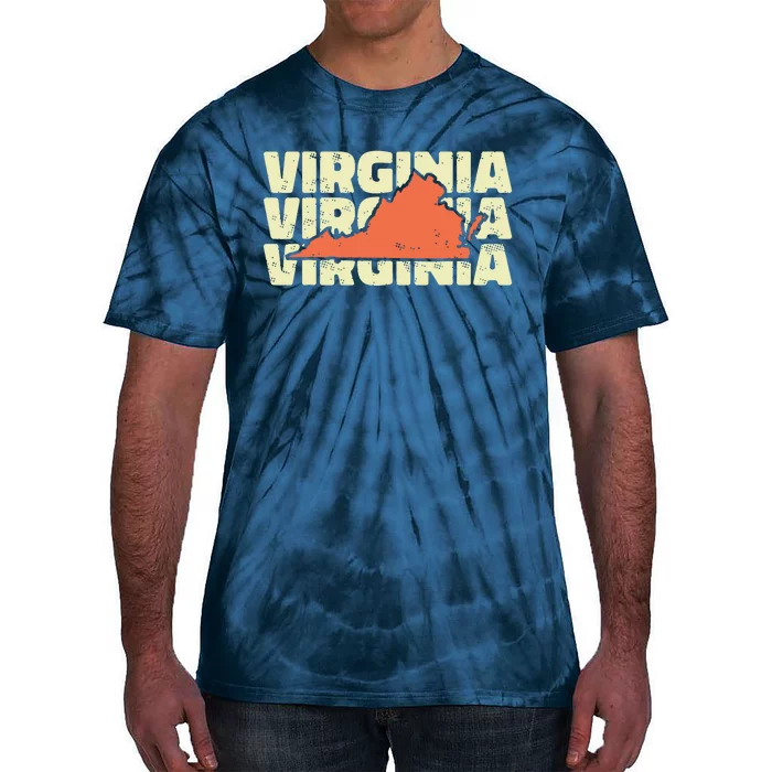 Vintage Virginia Usa State Tie-Dye T-Shirt