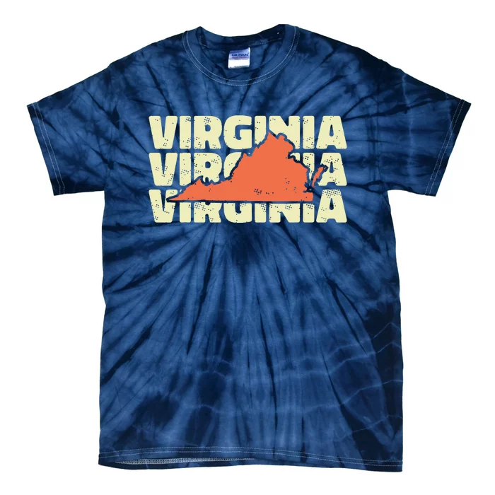 Vintage Virginia Usa State Tie-Dye T-Shirt