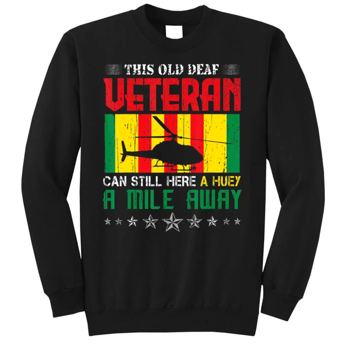 Vietnam Veteran Uh1 Huey Helicopter Tall Sweatshirt