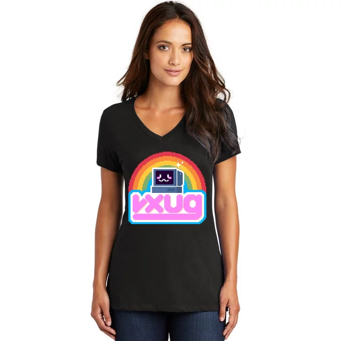 Vxunderwea Vxuwu Women's V-Neck T-Shirt