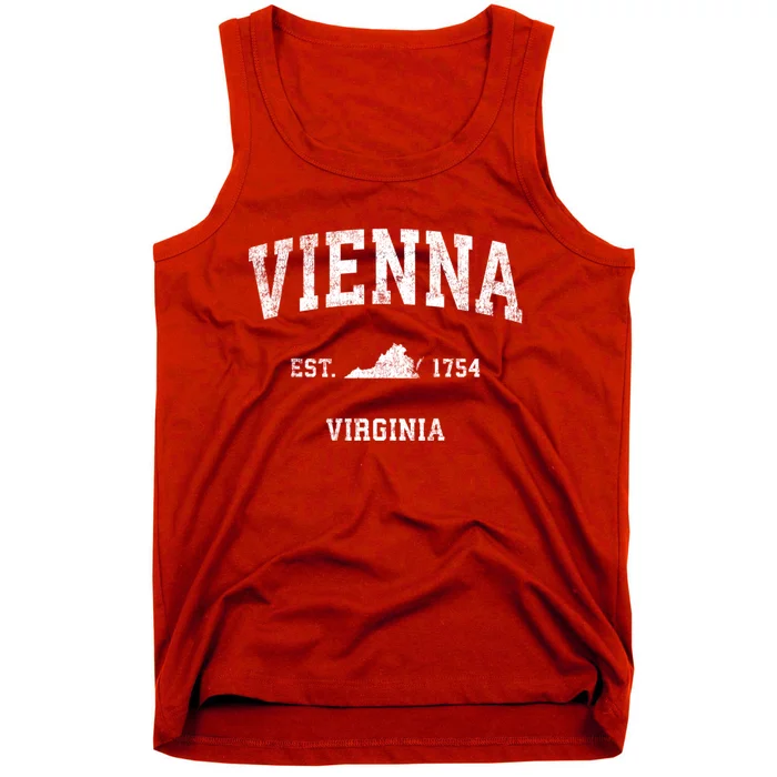 Vienna Virginia Va Vintage Sports Tank Top