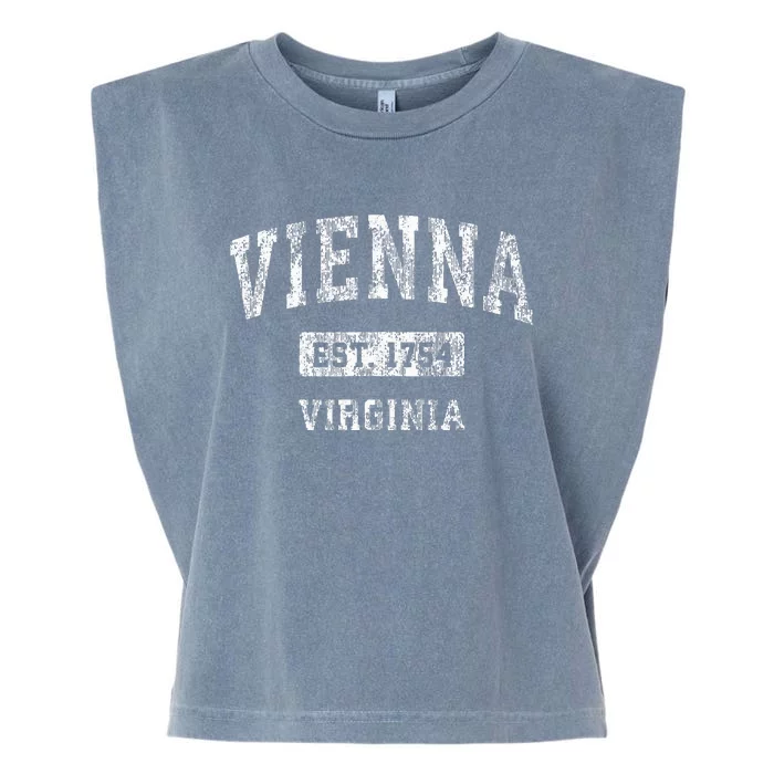 Vienna Virginia Va Vintage Sports Established Garment-Dyed Women's Muscle Tee