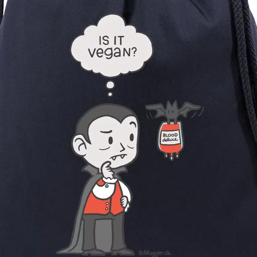 Vegan Vampire Drawstring Bag