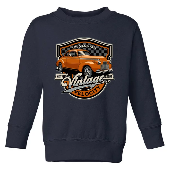 Vintage Velocity Toddler Sweatshirt