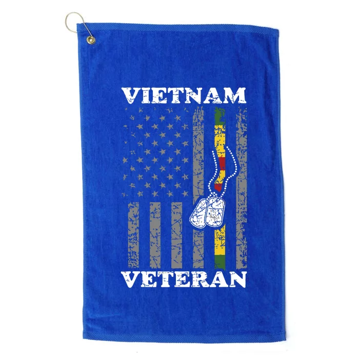 Vietnam Veteran Platinum Collection Golf Towel