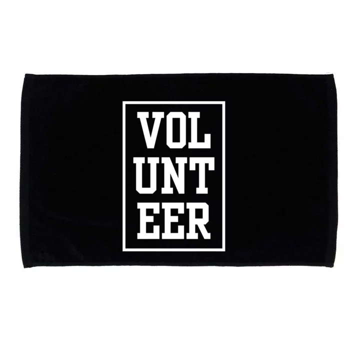 Volunteer Volunteering Volunteers Unpaid Job Gift Microfiber Hand Towel