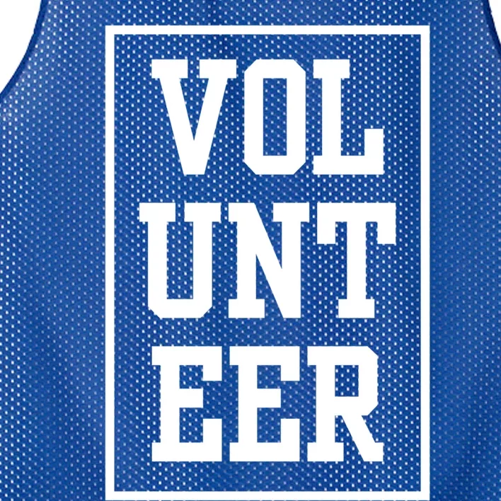 Volunteer Volunteering Volunteers Unpaid Job Gift Mesh Reversible Basketball Jersey Tank