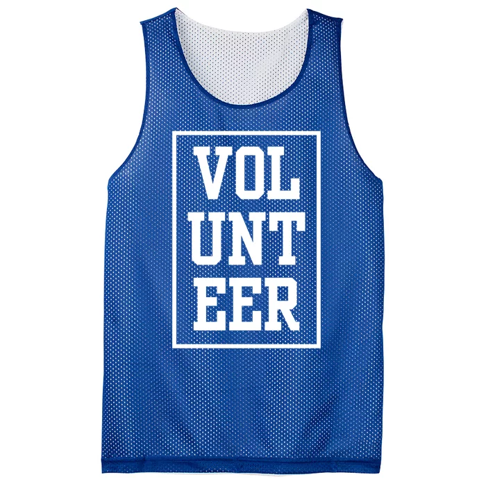 Volunteer Volunteering Volunteers Unpaid Job Gift Mesh Reversible Basketball Jersey Tank