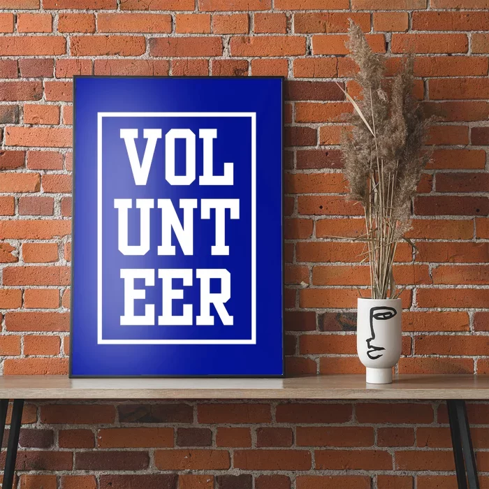 Volunteer Volunteering Volunteers Unpaid Job Gift Poster