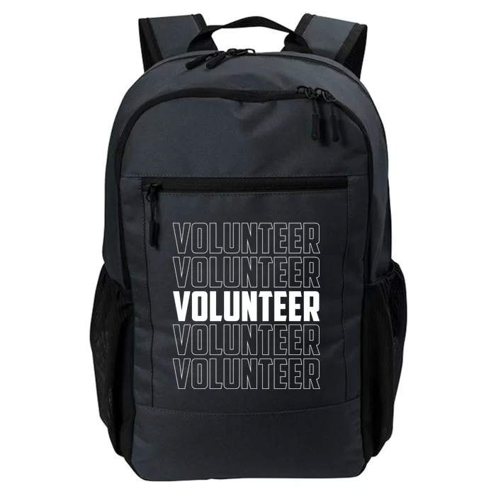 Volunteer Volunteers Volunteering Unpaid Job Gift Daily Commute Backpack