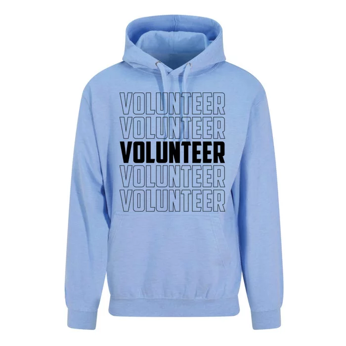 Volunteer Volunteers Volunteering Unpaid Job Gift Unisex Surf Hoodie