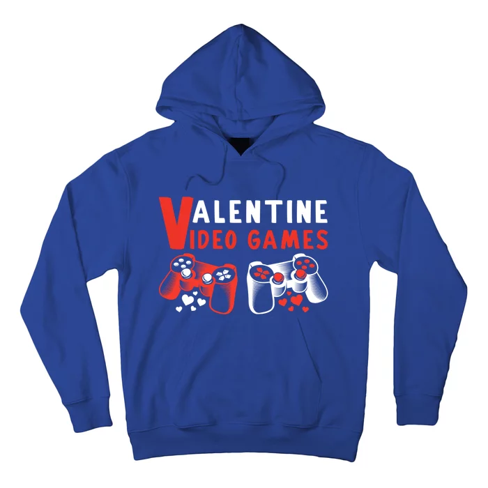 V Valentines Video Games Valentines Day Gamer Gift Hoodie