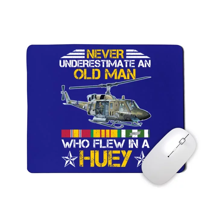 Vietnam Veteran Vet Uhfunny Gift1 Huey Helicopter Gift Mousepad