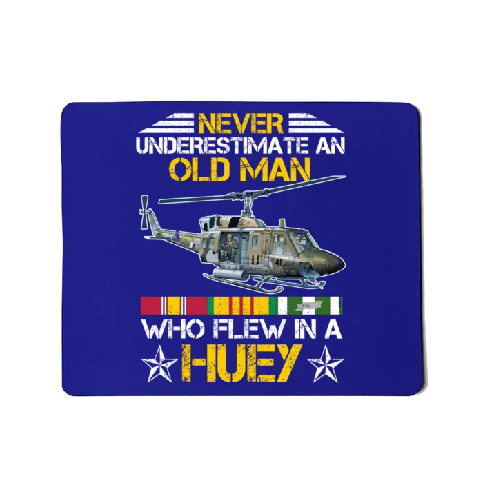 Vietnam Veteran Vet Uhfunny Gift1 Huey Helicopter Gift Mousepad