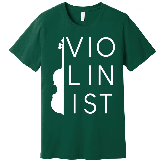 Vintage Violinist Violin String Instrument Gift Premium T-Shirt