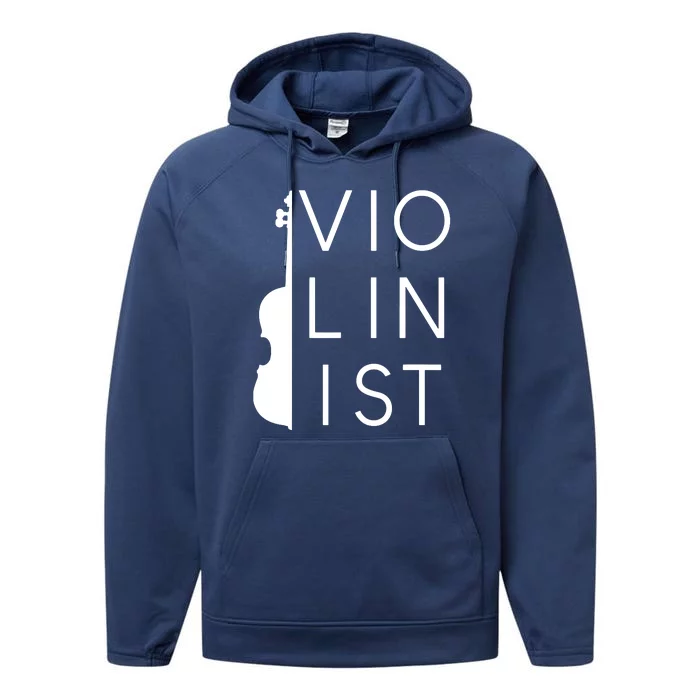 Vintage Violinist Violin String Instrument Gift Performance Fleece Hoodie