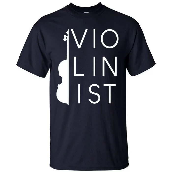 Vintage Violinist Violin String Instrument Gift Tall T-Shirt