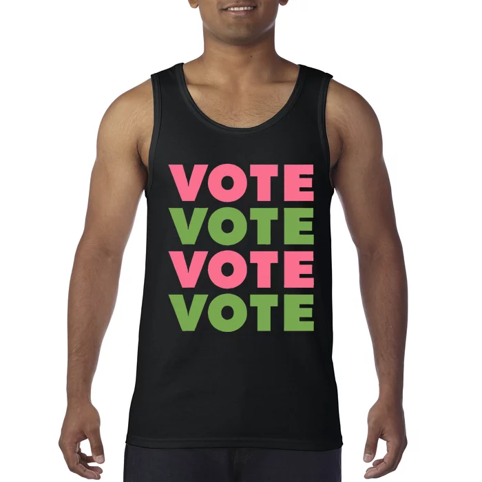 Vote Vote Vote 2021 2024 Sorority Paraphernalia Tank Top