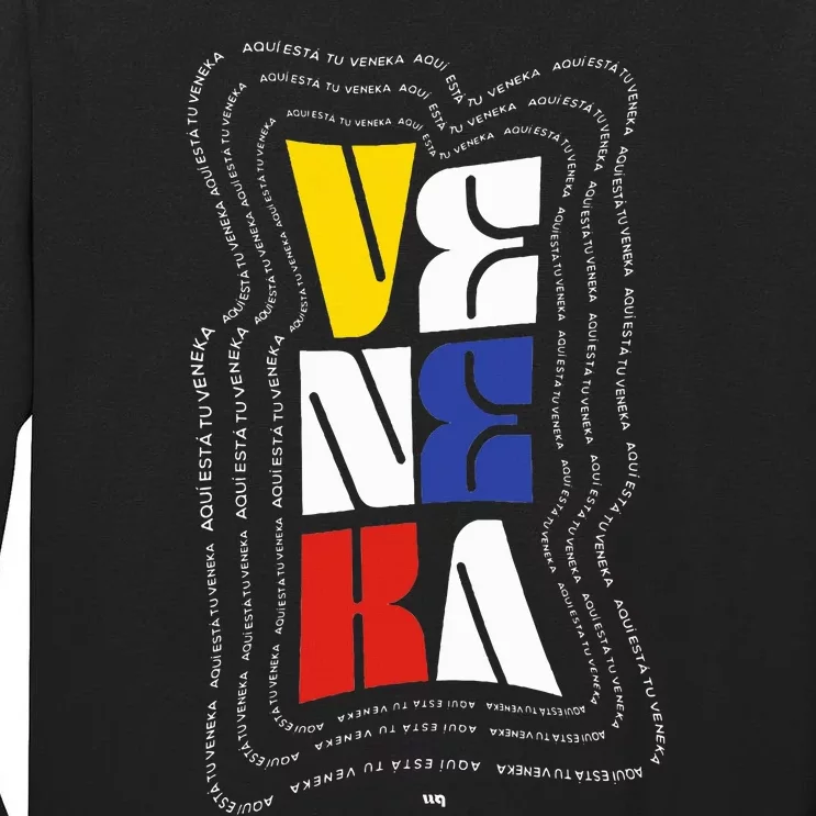 Veneka Venezuela Tall Long Sleeve T-Shirt