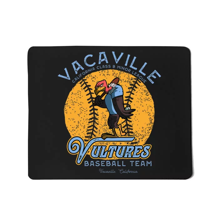 Vintage Vacaville Vultures Retro Minor League Baseball Team Mousepad