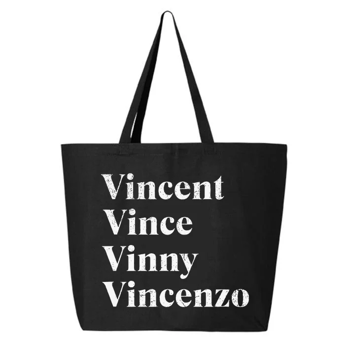 Vincent Vince Vinny Vincenzo Nickname 25L Jumbo Tote