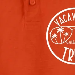 Vacay Vibes With My Tribe Hawaii Beach Vacation Gift Dry Zone Grid Performance Polo